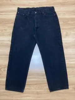 Levi’s 550 BLACK W42 L30 ワイド バギー 極太 907