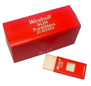 RONSON(ロンソン)タバコホルダー対応フィルターWindmill製(スリム/ショート用)1BOXセット(24箱入り)