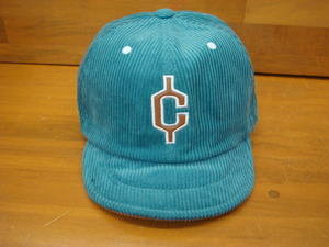 新品Clef (クレ) CORDUROY B.CAP TURQUOISE