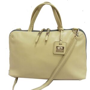 ☆PELLE BORSA ペレボルサ 2WAY レザーハンドバッグ レザーショルダーバッグ 本革 レディース 1円スタート