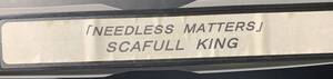 VHS VIDEO-TAPE ■SCAFULL KING / NEEDLESS MATTERS ～ 非売品・プロモ品 