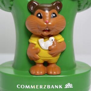 Goldi ゴールディ コメルツ銀行 Commerz Bank ドイツ 貯金箱 ハムスター アドバタイジング キャラクター 企業物 ノベルティ ビンテージ 80s