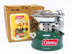 ◆◇[未使用品] Coleman コールマン スポーツスター キャンプストーブ シングルバーナー 502-700 1980年2月製 箱・説明書付◇◆