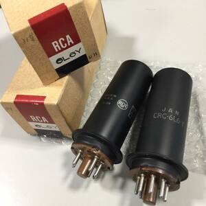 ○【2本セット】RCA 6L6Y JAM 真空管 オーディオ部品 アンプパーツ 動作未確認中古品(NF241119)303-458-69