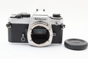 ★美品　動作確認済★ NIKON ニコン FE シルバー フィルムカメラ　モルト新品交換済 防湿庫管理　#B735