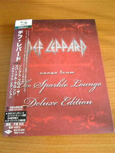 ◆廃盤 DEF LEPPARD/SONGS FROM THE SPARKLE LOUNGE◆初回生産限定盤 SHM-CD・DVD付 デフ・レパード 貴重◆