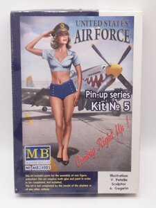 Masterbox 1/24スケール ピンナップシリーズ キット No. 5 - プラモデル UNITED STATES AIR FORCE