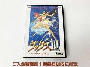 【1円】メガドライブ ヴァリスIII ゲームソフト 箱/説明書付き 未検品ジャンク MD H05-689rm/F3