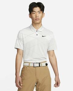 ■ナイキ ゴルフ Dri-FIT ヴェイパー ポロ ライトグレー/ブラック 新品 サイズL NIKE GOLF Dri-FIT VPR POLO DH0821-100