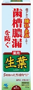 まとめ得 薬用ハミガキ 生葉 １００Ｇ 小林製薬 歯磨き x [3個] /h