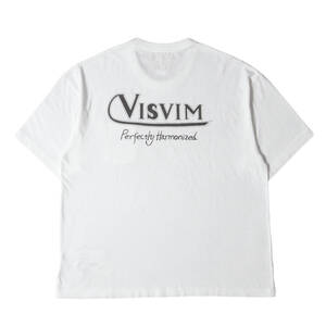 新品 visvim ビズビム Tシャツ サイズ:3 24SS ロゴプリント ポケット クルーネック Tシャツ P.H.V. TEE S/S ホワイト トップス