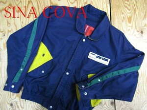 ★シナコバ SINACOVA★メンズ ワンポイントワッペン付き コットンジップジャケット★R60901077A