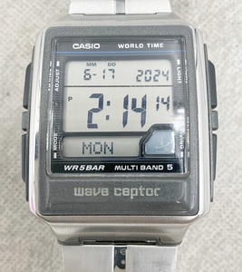 ☆腕時計★CASIO カシオ WAVE CEPTOR ウェーブセプター WV-59J マルチバンド5 電波時計 デジタル ソーラー メンズ 腕時計 稼動品