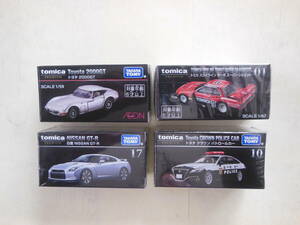 TOMICA　PREMIUM　NISSAN　SKYLINE　TOYOTA ＣRＯＷＮ　２０００GT　新品未開封　　4台