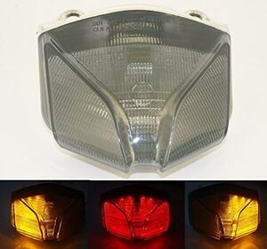 Tail Light Integrated LED Tun Signal Fit MV Agusta Strada F4 F1000 Brutale 01-09 smoke/アグスタ/ウインカー/全国一律送料無料