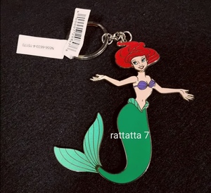 ☆Disney Theme Park Merchandise☆LITTLE MERMAID☆Arie☆Keychain Keyring☆リトルマーメイド☆アリエル☆キーホルダー☆ディズニー