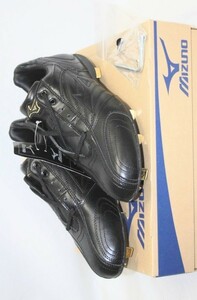 未使用新品 MIZUNO 野球 ソフトボール スパイク シューズ 未使用品 BLACK 黒色 新品 ミズノ 野球 スパイクシューズ 黒 ブラック 