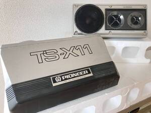 稼働動画 PIONEER TS-X11 新品交換 スピーカー メンテナンス済み　パイオニア 当時物 昭和レトロンサムカーボーイ旧車ハコスカケンメリ