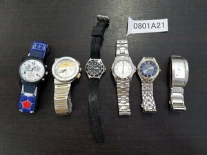 0801A21 　腕時計　ジャンク品　おまとめ6点　CITIZEN　SEIKO 　など　※動作未確認