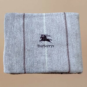 バーバリー　タオルケット　140×215㎝　綿100％　日本製　寝具　肌掛け　西川産業