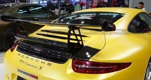 ◆ポルシェ 991カレラ用GT3RSタイプリアGTウイング/機械式/リアスポイラー/アルミステー/C2S/GTS/GT3/カーボン/FRP/最安値挑戦/人気商品