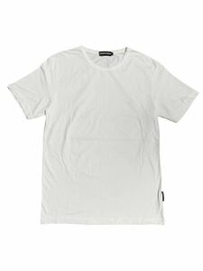 エンポリオアルマーニ EMPORIO ARMANI 半袖 Tシャツ トップス ホワイト コットン Lサイズ イタリア製 ム369