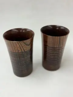 山中木製漆器　カップセット　栓材