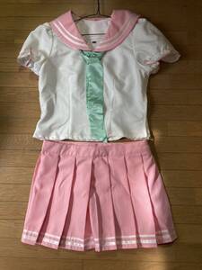 ■セーラー服 ピンク アイドル制服系 M 