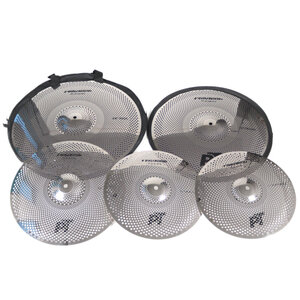 【中古】 PLAYTECH プレイテック PLQ Reduce Volume Cymbal Silver 小音シンバルセット 0