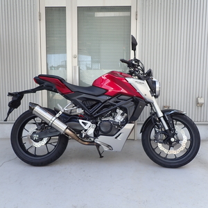 CB125R カスタム 実働書付き BEAMSフルエキマフラー JC75 [ cbr125r yzf-r125 gsx-s125 gsx-r125 grom125 グロム125 mt-125 xsr125 