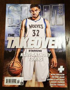 2016 NOV SLAM MAGAZINE #202 KARL-ANTHONY TOWNS / スラム 雑誌 カール アンソニー タウンズ Jordan, Nike, Adidas NBA