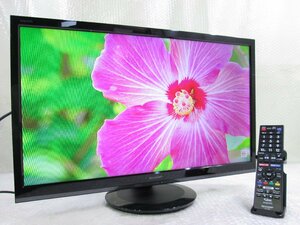 ☆SHARP シャープ AQUOS 24V型 ハイビジョン液晶テレビ 2T-C24AD 2021年製 リモコン付き w11141