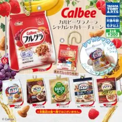 カルビー グラノーラ シャカシャカキーチェーン 全6種 ガチャ