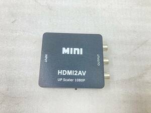 ●RCA to HDMI コンバータ HDMI2AV　本体のみ　中古動作品