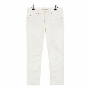 Cf29 YANUK ヤヌーク cecil セシル boys cropped ホワイトデニム アンクルパンツ ストレッチ◎ 23 レディース 女性用