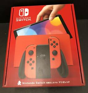 ◎ 未使用　有機ELモデル マリオレッド　Nintendo Switch 本体　1円スタート！