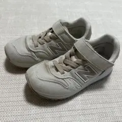 17cm New Balance 373 ベージュ スニーカー