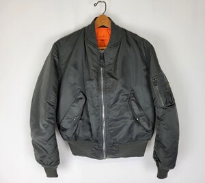 極美品 90s USA製 ALPHAINDUSTRIES MA-1 S ダークオリーブ OD 90年代 アメリカ製 アルファ ビンテージ フライトジャケット