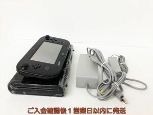 【1円】任天堂 WiiU 本体 セット 32GB ブラック ニンテンドーWii U ゲームパッド ACアダプター 動作確認済 DC12-015jy/G4