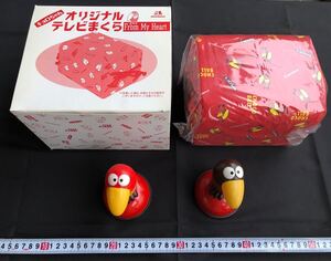 非売品 未使用品 キョロちゃん グッズセット ・オリジナルテレビまくら・キョロちゃんライト2種 森永チョコボール 昭和レトロ