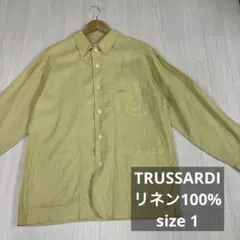 TRUSSARDI カバーオール　リネン100% オールド　古着　1