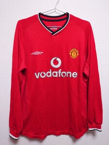 UMBRO 2000〜2002 マンチェスターユナイテッド 長袖 ユニフォーム　Manchester　United　Jersey