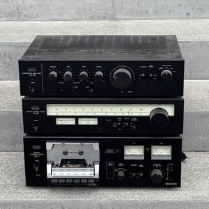 Sansui サンスイ 山水 AM/FMステレオチューナー TU-307 カセットデッキ SC-1 プリメインアンプ AU-307 オーディオ機器