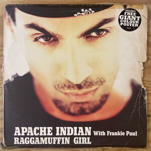  APACHE INDIAN with Frankie Paul/RAGGAMUFFIN GIRL/JAH LEADS THE WAY/レコード/中古/DJ/club/reggae