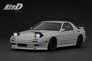 【web限定60台】1/18 INITIAL D Mazda Savanna RX-7 Infini (FC3S) White With LED light 頭文字D マツダ イグニッションモデル