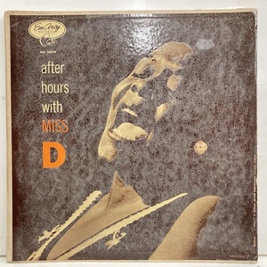 ●即決VOCAL LP Dinah Washington / After Hours with Miss D 2488 米盤、ドラマーDg Mono Coat黒文字Cvr ダイナ・ワシントン 