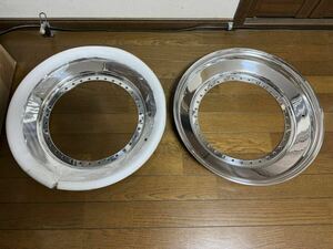 BBS RS 16-18リバレル outer lips アウターリム　2.5J 2枚セット　VR WHEELS 新品未使用　即納！②