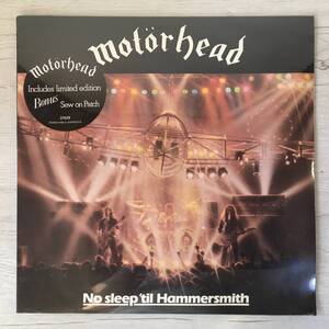 MOTORHEAD NO SLEEP ’TIL HAMMER SMITH オーストラリア盤　新品未開封　SEALED　パッチ