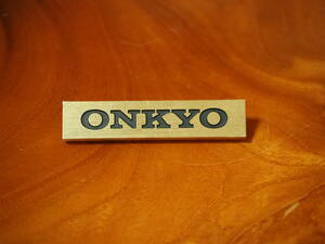 ONKYO ロゴ　ペア　 単品【R-19】tone quality