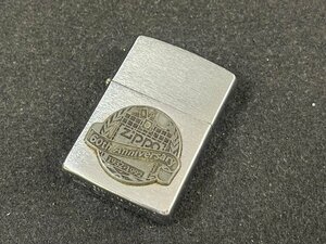 MK0607-46　Zippo　60th Anniversary 1932-1992　オイルライター　喫煙具　1997年製　タバコ　ジッポ　シルバー色　煙草